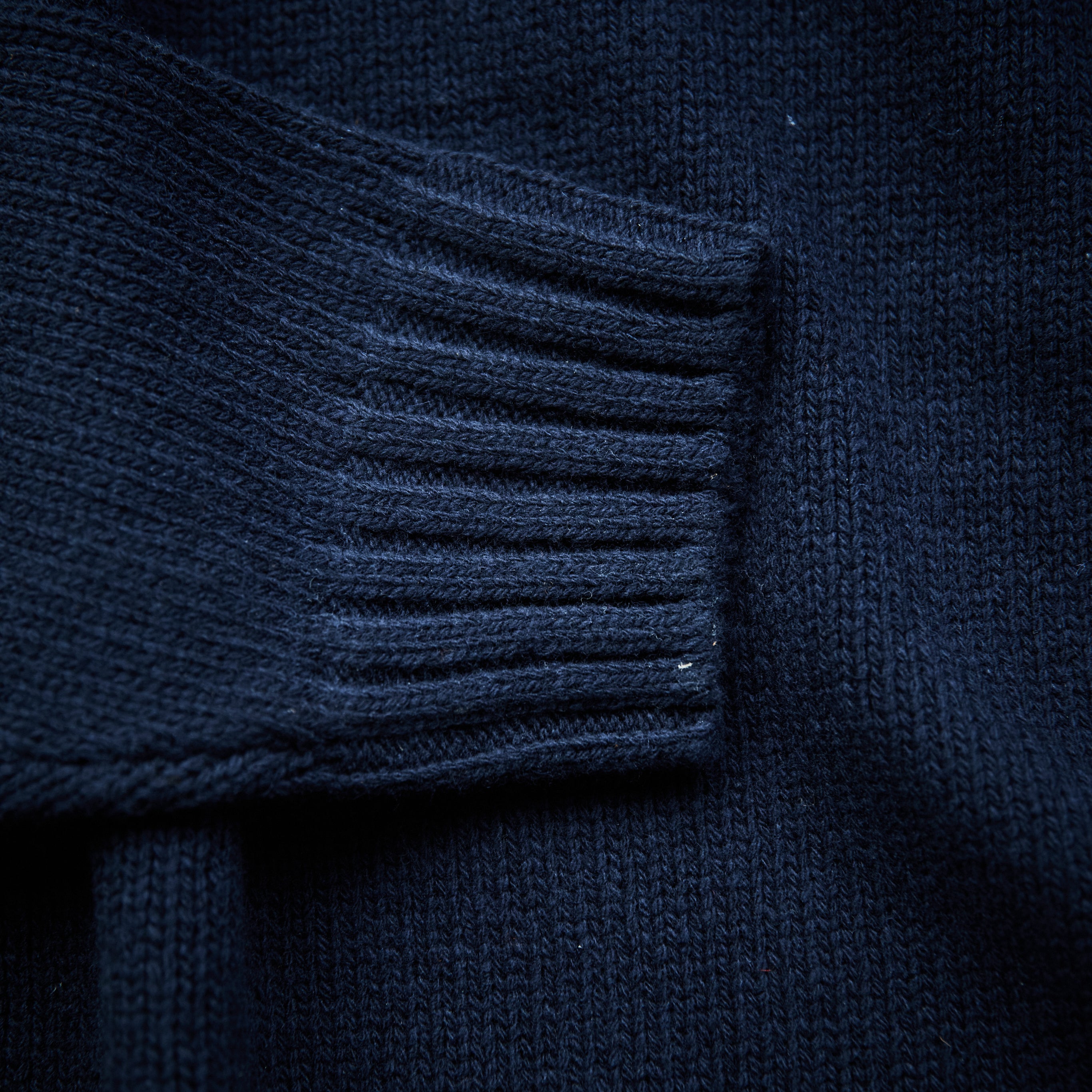 Blue de Genes - Gordon Knit Wool - Navy Blue