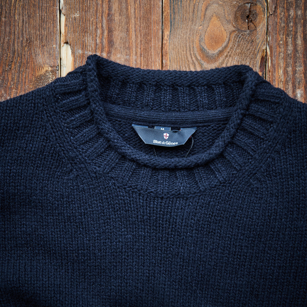 Blue de Genes - Gordon Knit Wool - Navy Blue