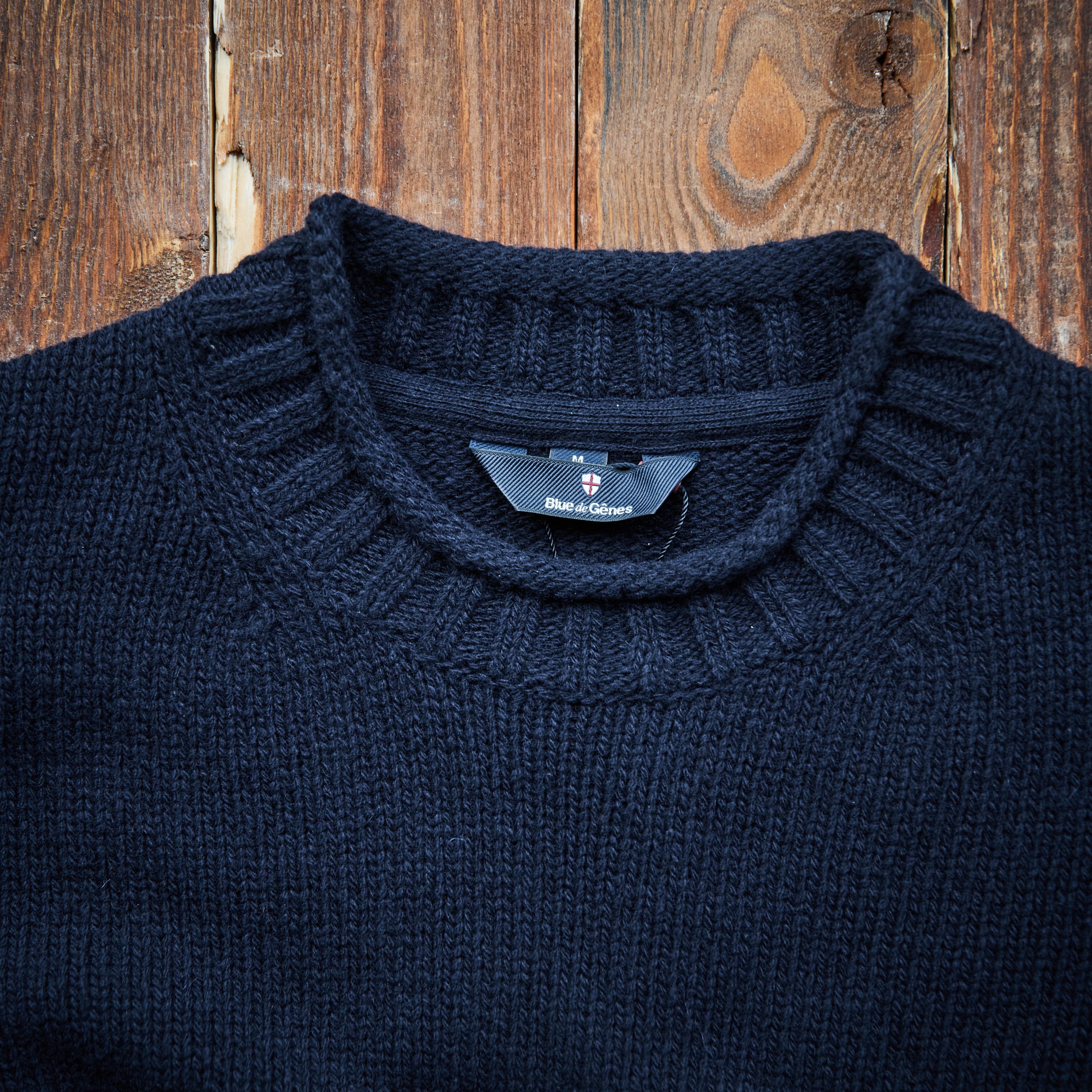Blue de Genes - Gordon Knit Wool - Navy Blue