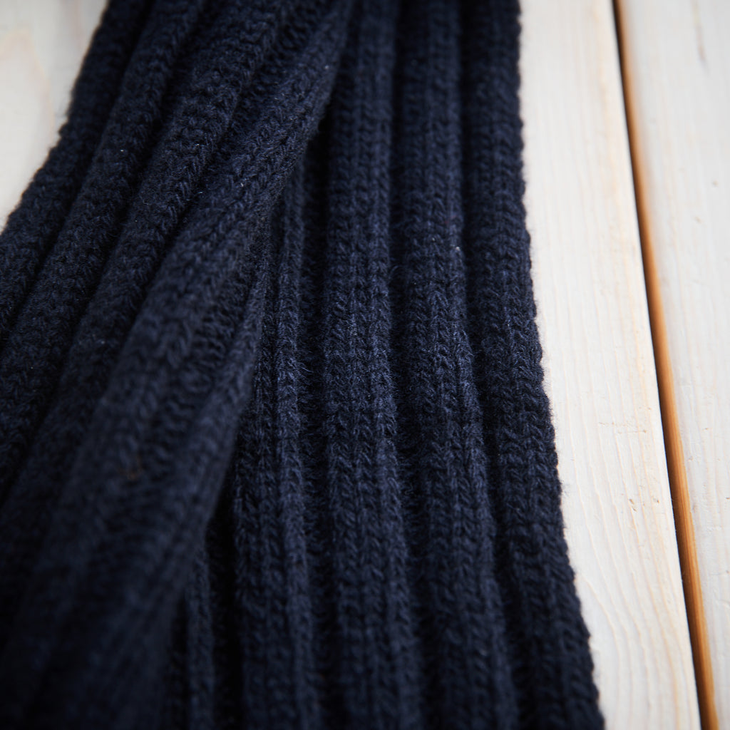 Blue de Genes - Wool Comforto Scarf - Navy