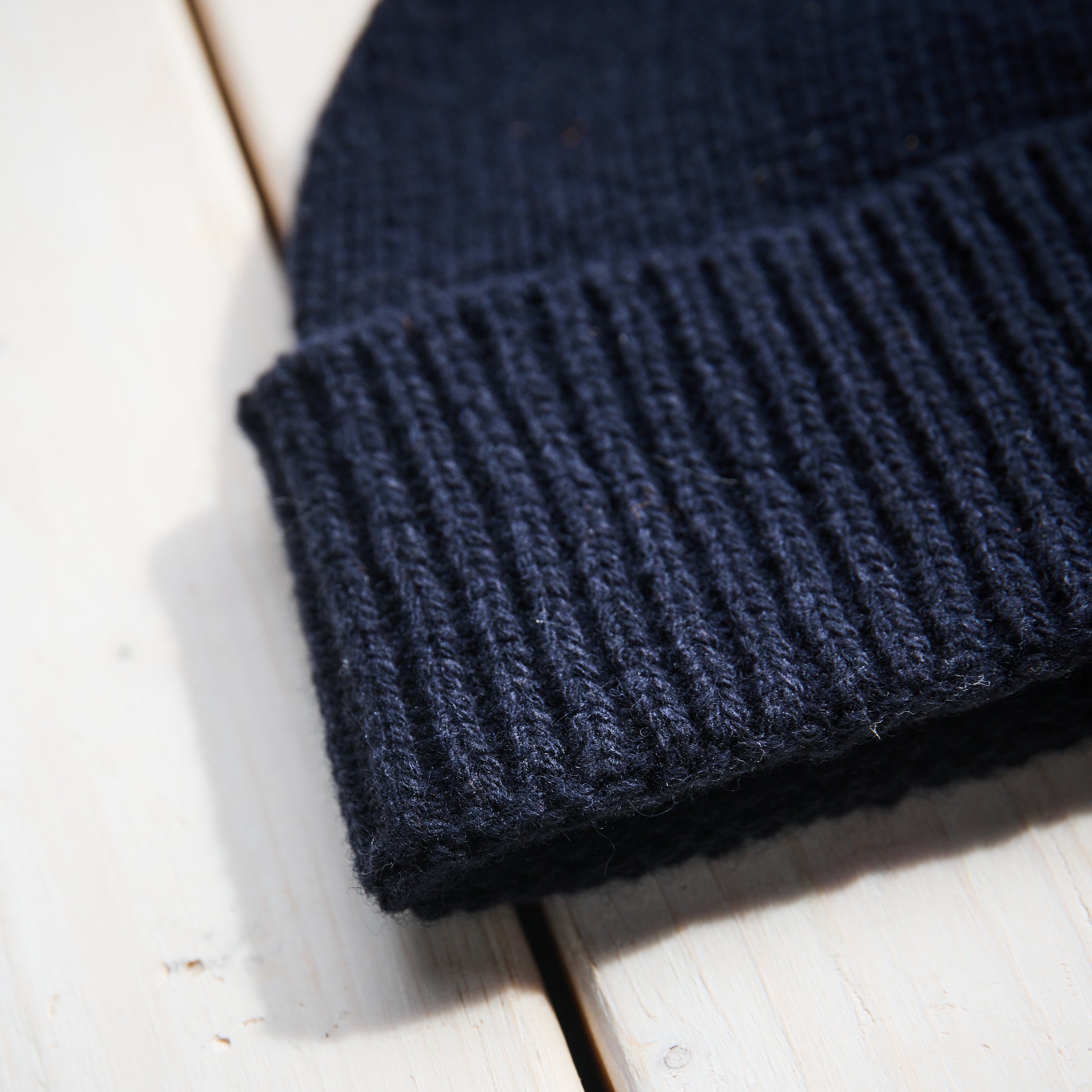Blue de Genes - Wool Beanie - Navy