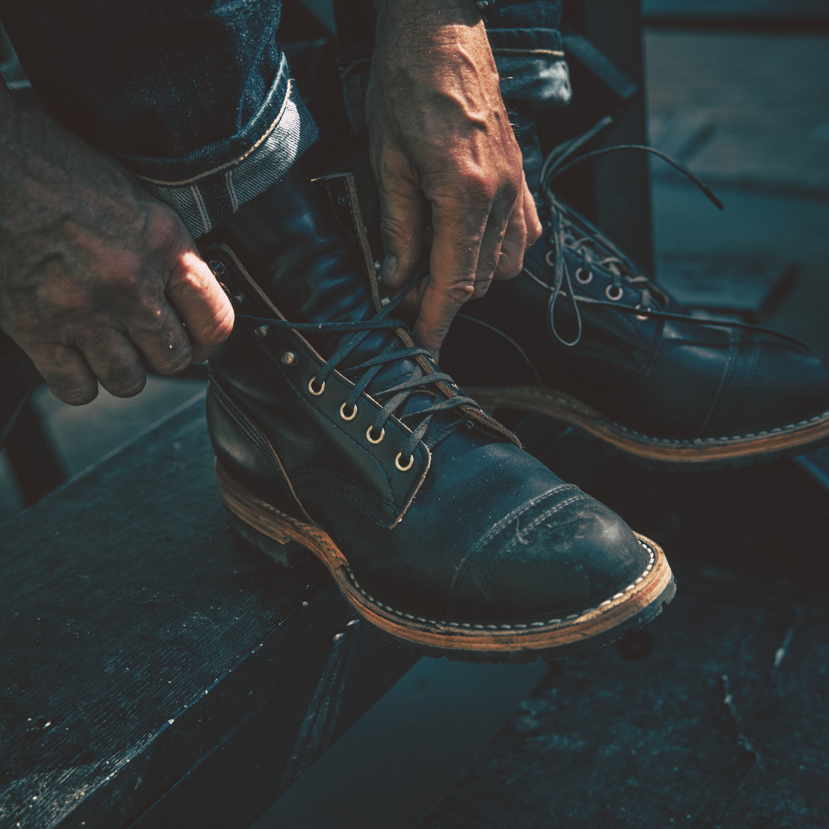 White's Boots - Sherman HALF LUG Black