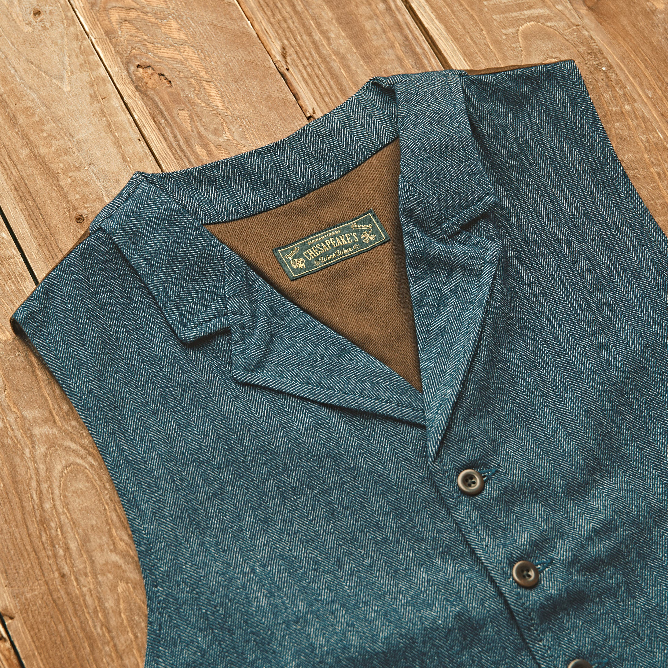 CHESAPEAKE'S - HBT Wool Vest Henley