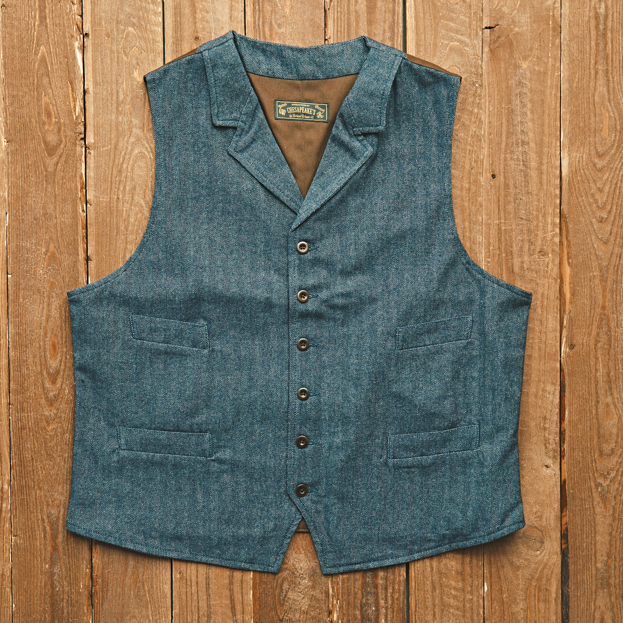 CHESAPEAKE'S - HBT Wool Vest Henley