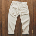 CHESAPEAKE'S - Fatigue Pant Denim Selvedge - Råhvid