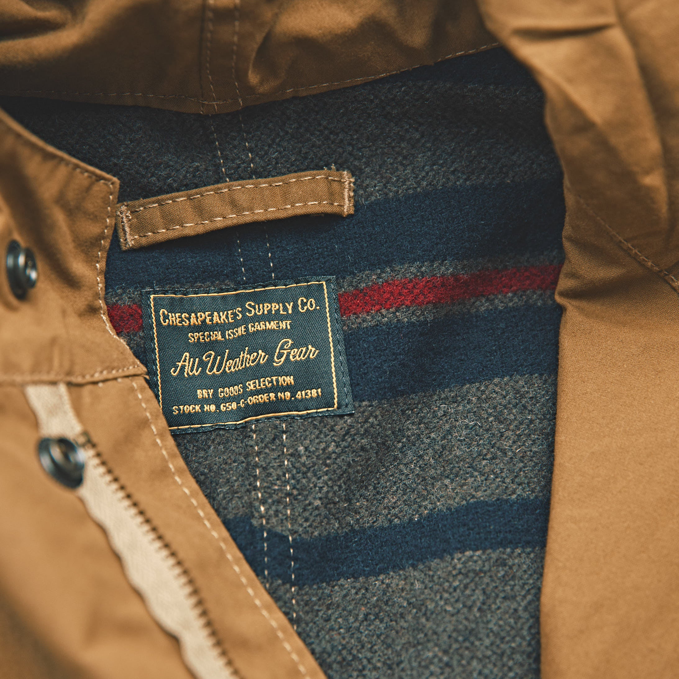 Chesapeakes - M-51 Gabardine Parka Waxed Cotton+Wool
