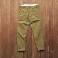 CHESAPEAKE'S - Fatigue Pants Degrase Canvas- grøn
