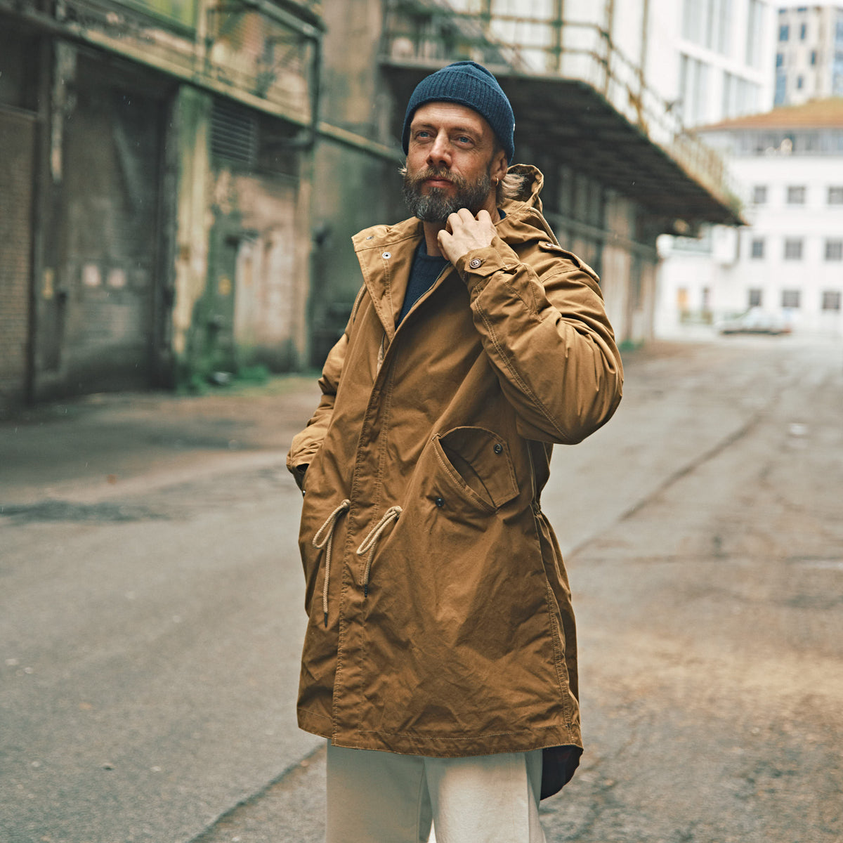 Chesapeakes - M-51 Gabardine Parka Waxed Cotton+Wool