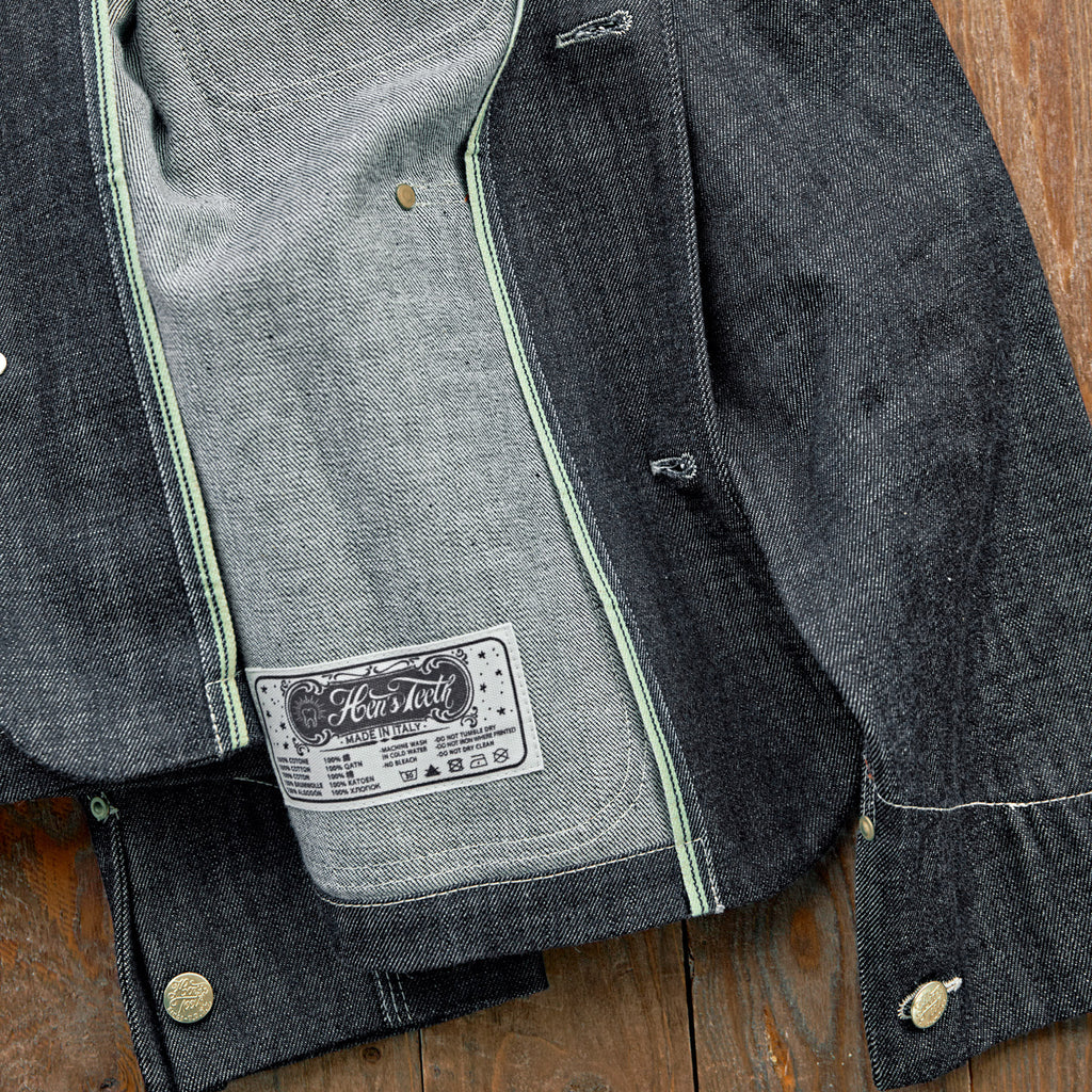 Hen's Teeth Italy - WORK JACKET SELVEDGE DENIM