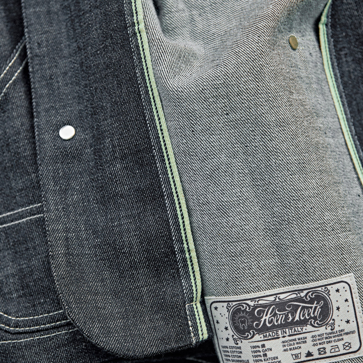 Hen's Teeth Italy - WORK JACKET SELVEDGE DENIM