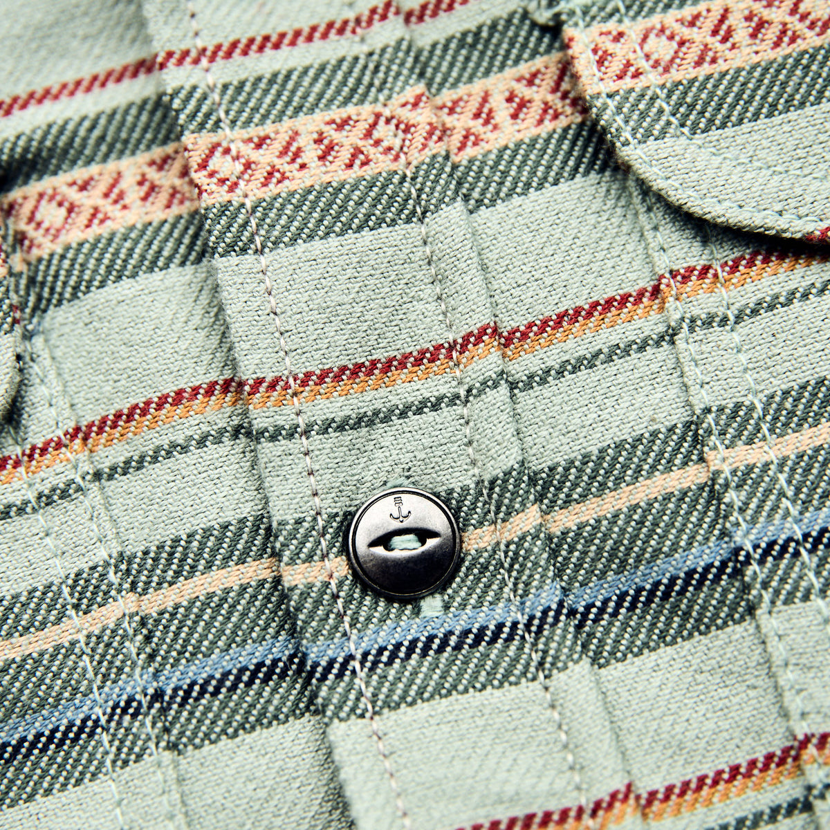 Iron & Resin - Lawland Shirt - Lys Grøn
