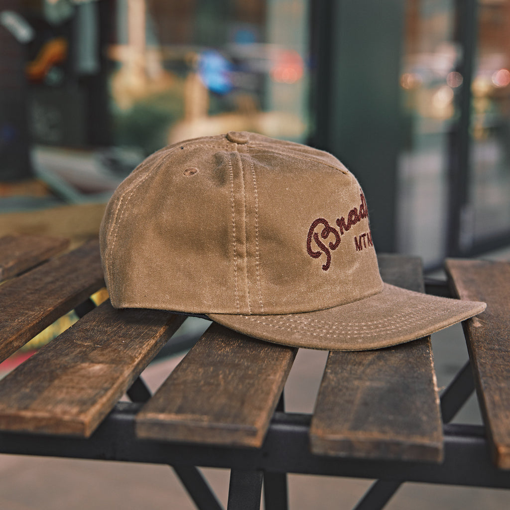 Bradley Mountain - Waxed Chainstitch Camper Cap - Tan
