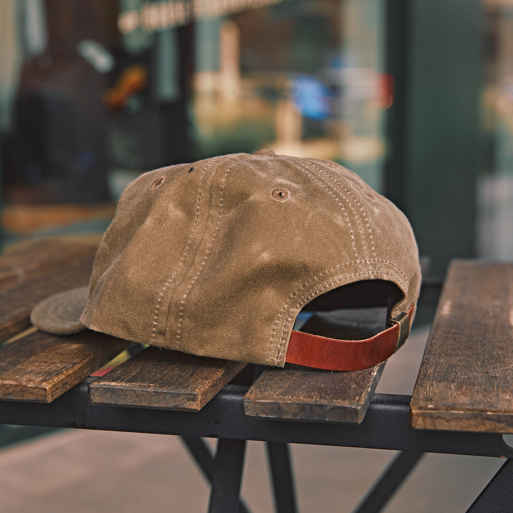 Bradley Mountain - Waxed Chainstitch Camper Cap - Tan