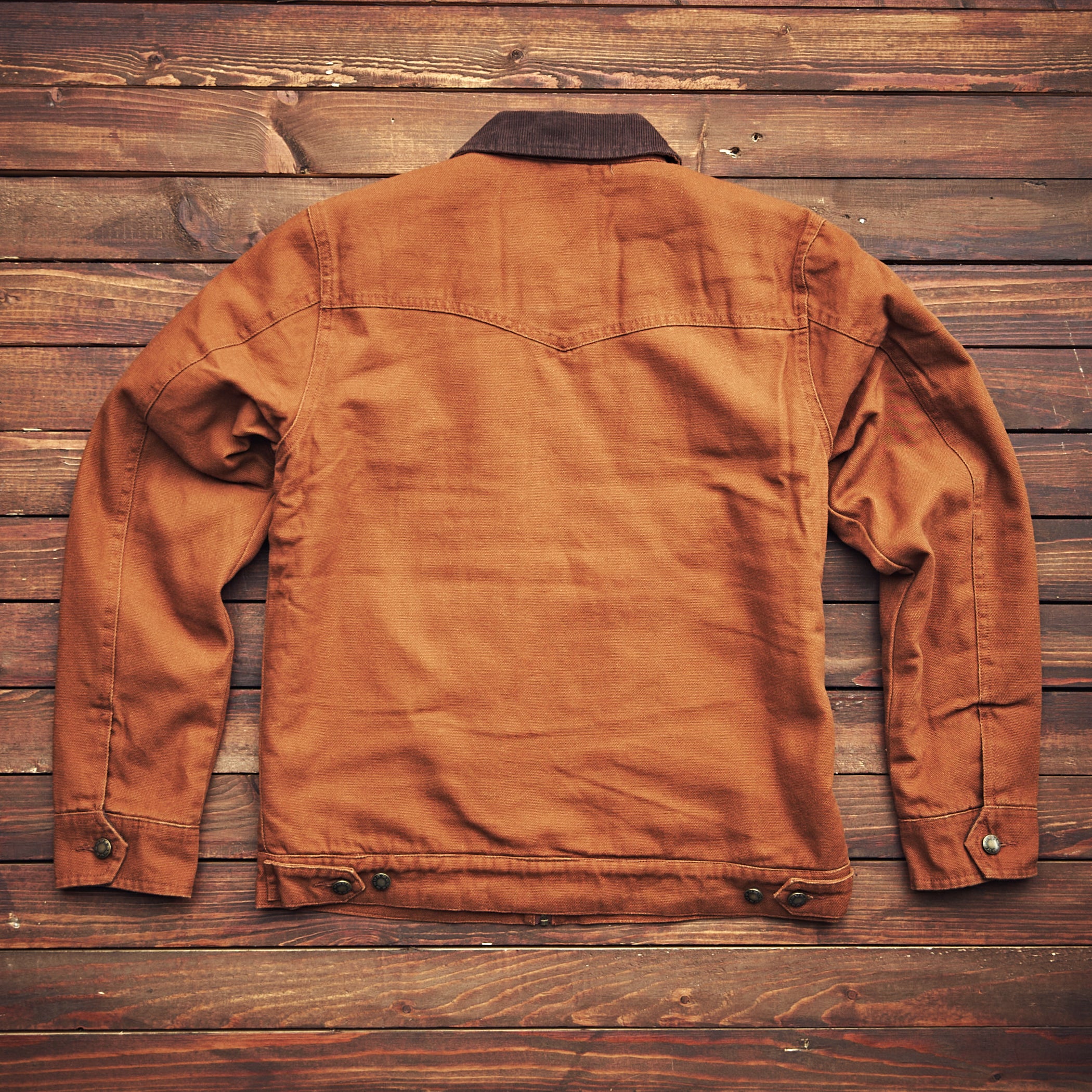 Deus ex machina - hawk canvas jacket - brown