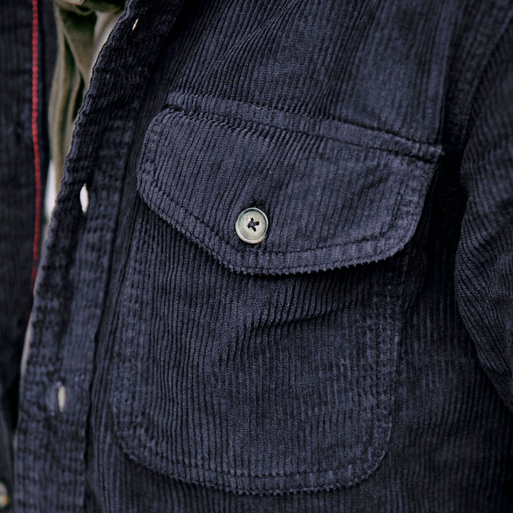 Iron & Resin - Forest Corduroy Shirt - Blue