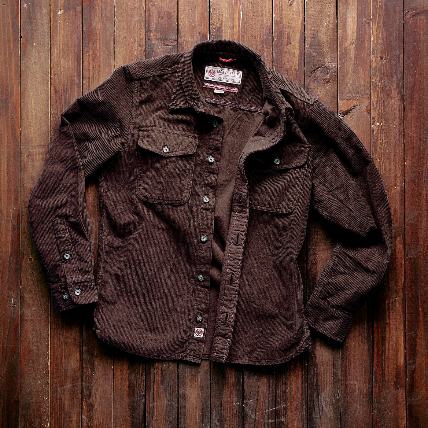 Iron & Resin - Forest Corduroy Shirt - Brown