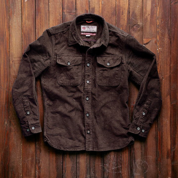 Iron & Resin - Forest Corduroy Shirt - Brown