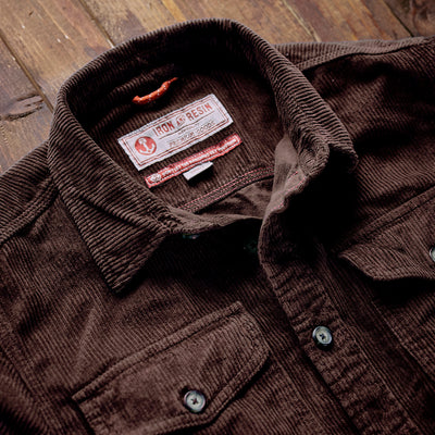 Iron & Resin - Forest Corduroy Shirt - Brown