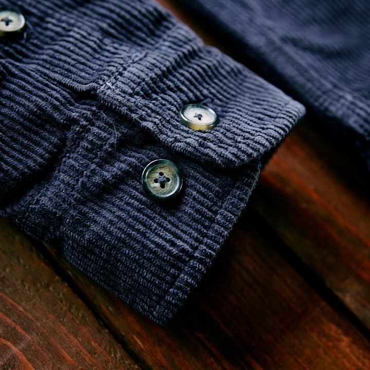 Iron & Resin - Forest Corduroy Shirt - Blue