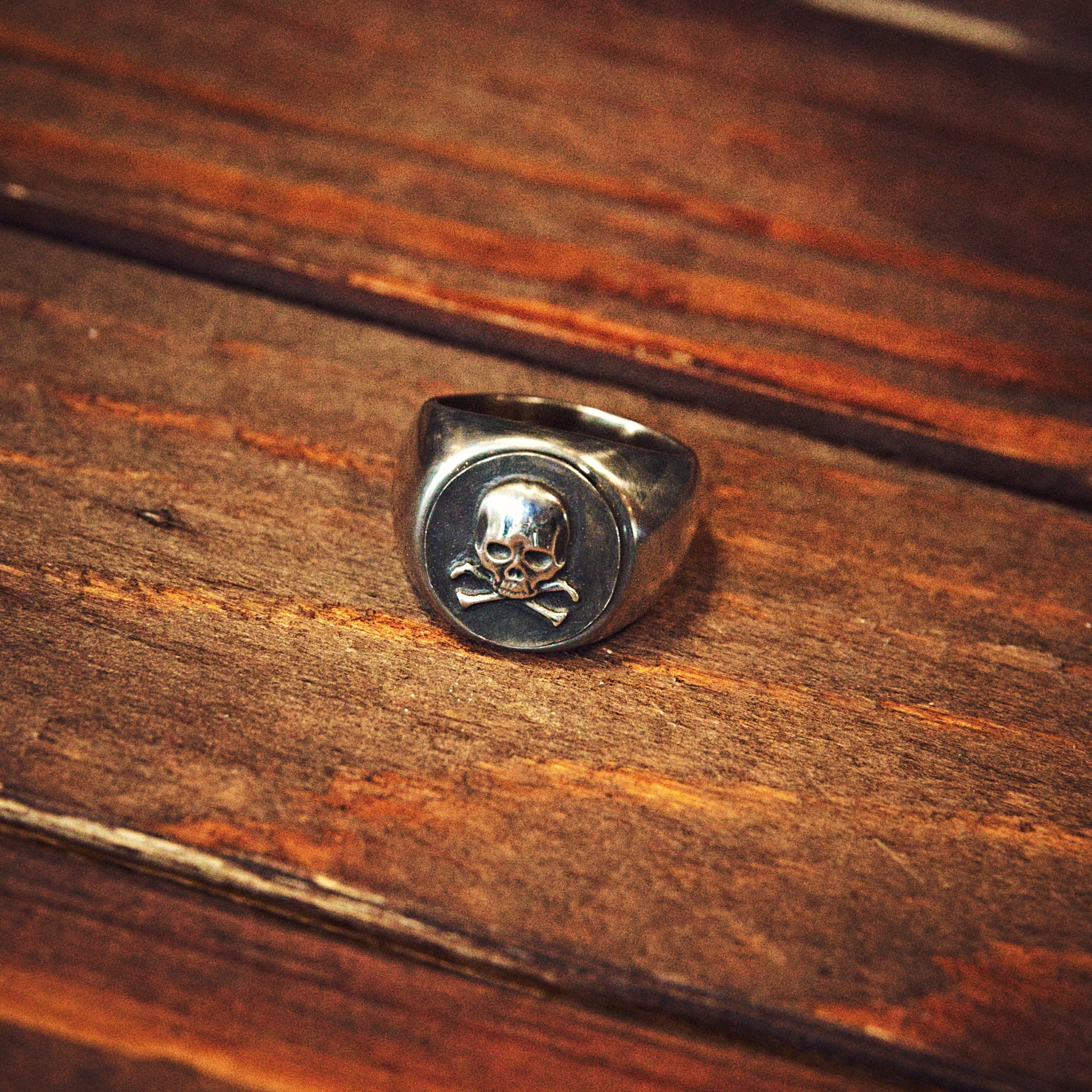 Black pearl créations - skull - silver/steel