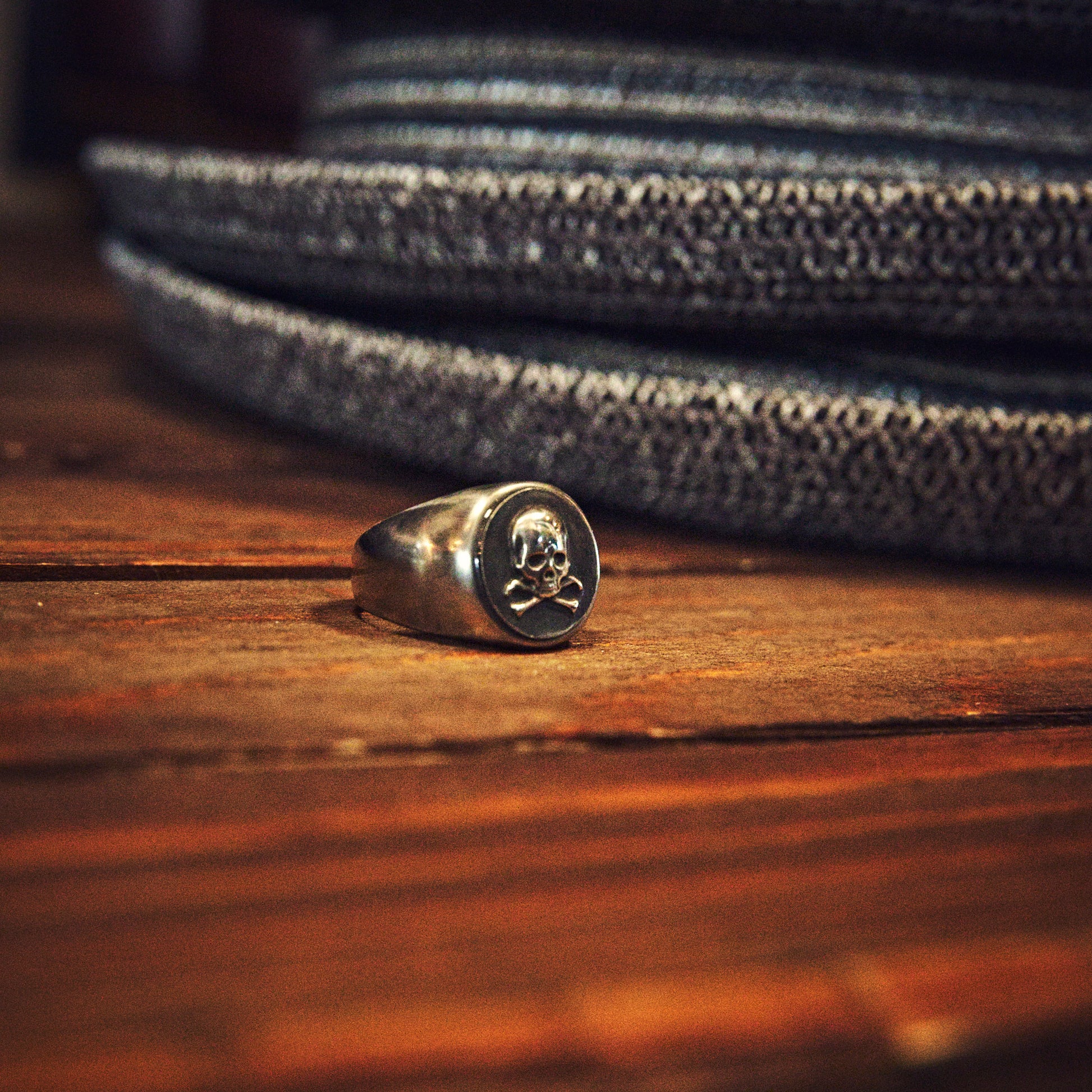 Black pearl créations - skull - silver/steel