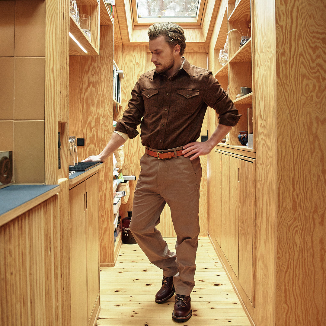Pendleton USA - Western Canyon Wool Shirt - RUST – Jake's Apparel
