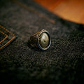 Black Pearl - Western Concho Ring