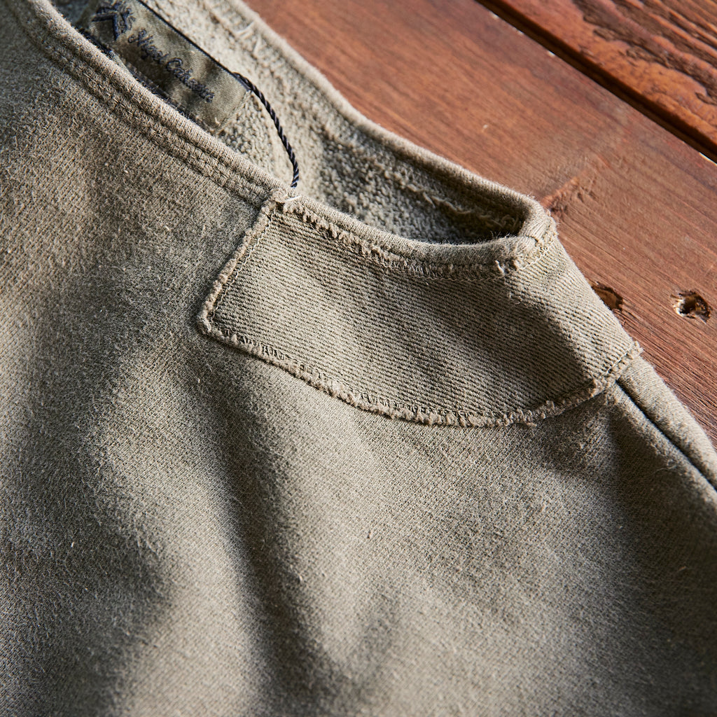 Nigel cabourn - army sweat terry japan - green