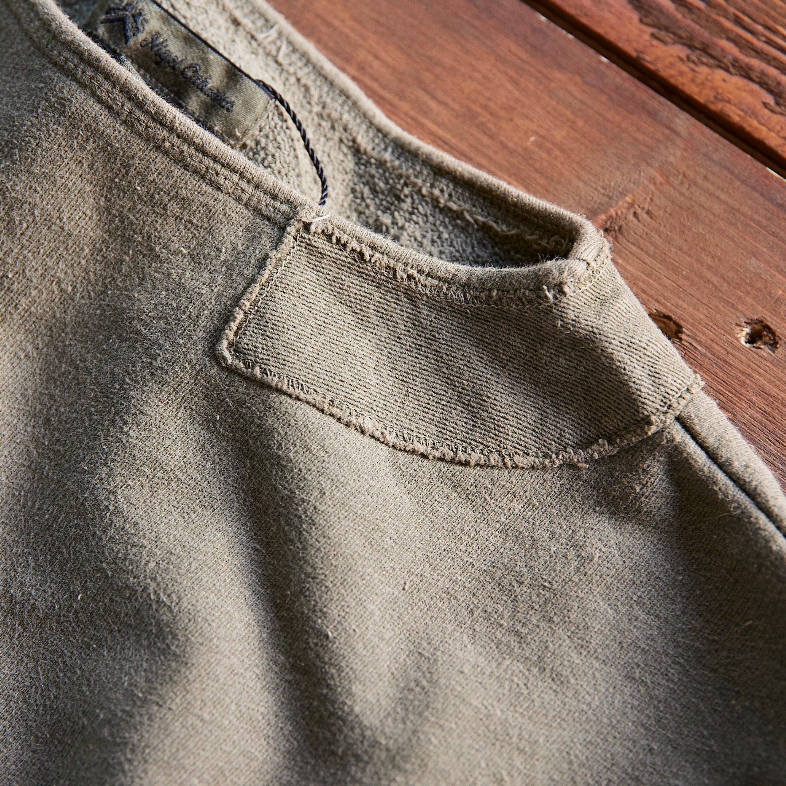 Nigel cabourn - army sweat terry japan - green
