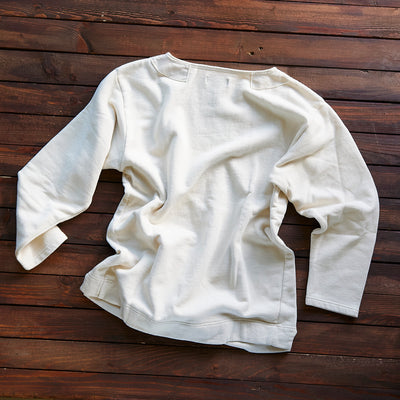 Nigel Cabourn - ARMY SWEAT TERRY Japan - Ivory-white