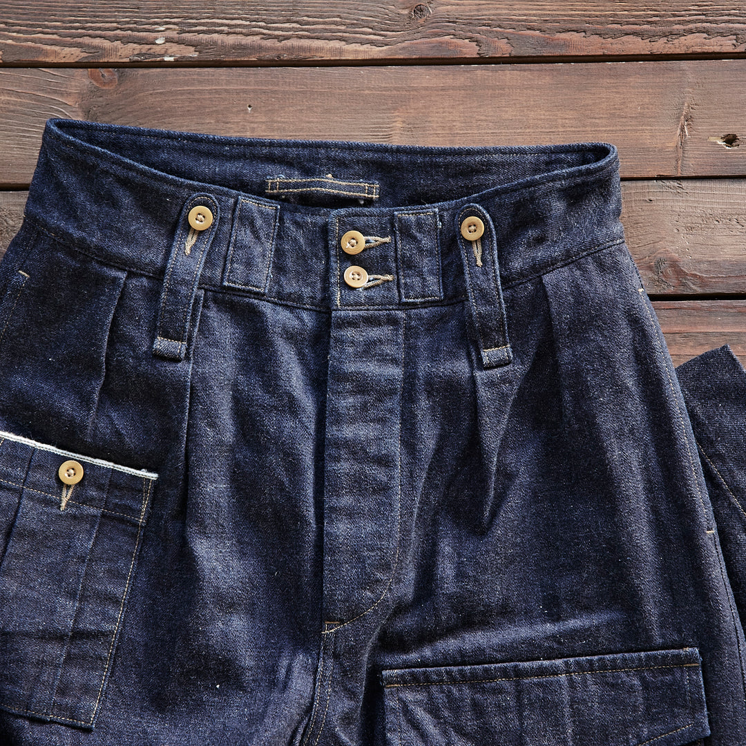 Nigel Cabourn - BRITISH ARMY PANT LOOSE DENIM BLUE