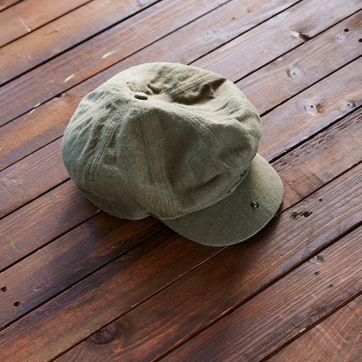 Nigel Cabourn - Flatcap Green Denim