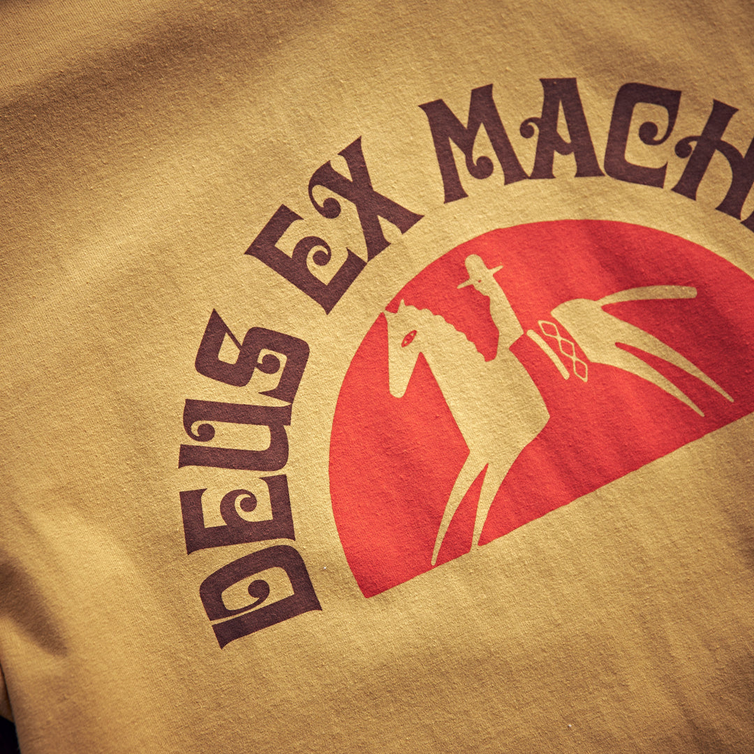 Deus Ex Machina - Bareback Tee - Honnygold yellow.