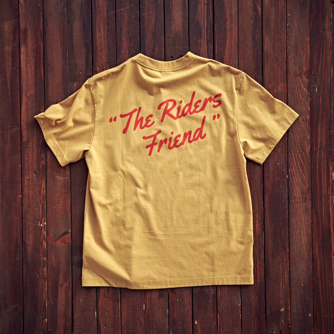 Deus Ex Machina - Bareback Tee - Honnygold yellow.