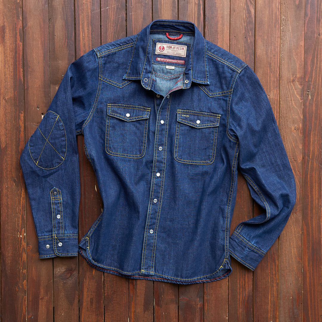 Iron & Resin - Saddleback Shirt - Blue Denim