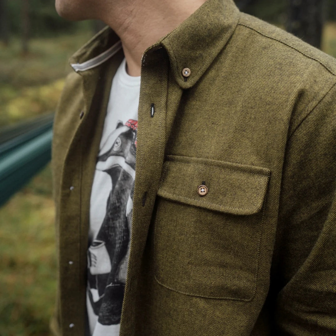 Lakor -  Moss Shirt - Fir Green