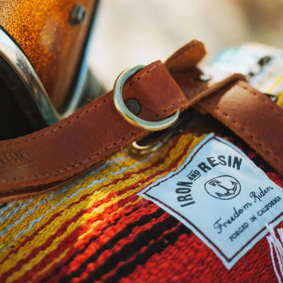 Iron & Resin-  Del Sol Blanket Leather Strap