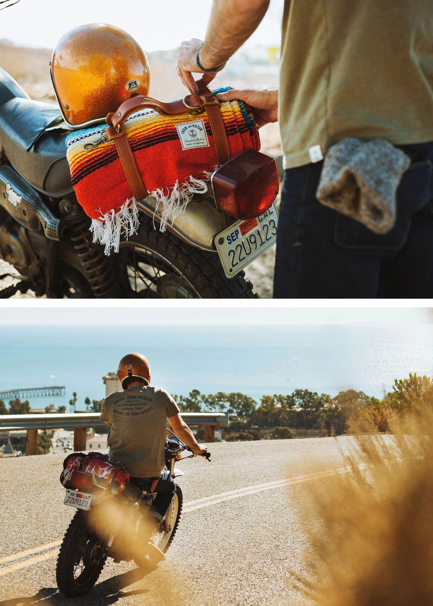 Iron & Resin- Del Sol Blanket Leather Strap