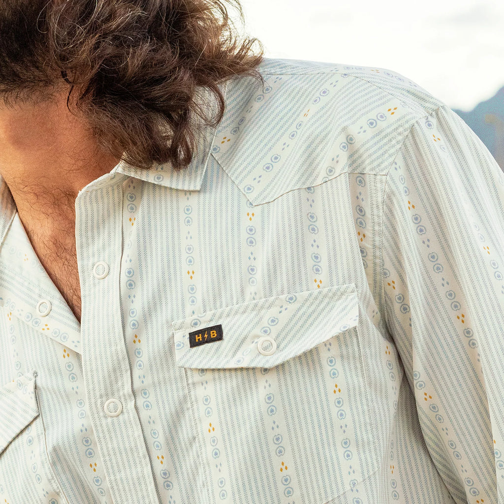 Howler Brothers - H Bar B Tech Longsleeve - Mosquero Stripe