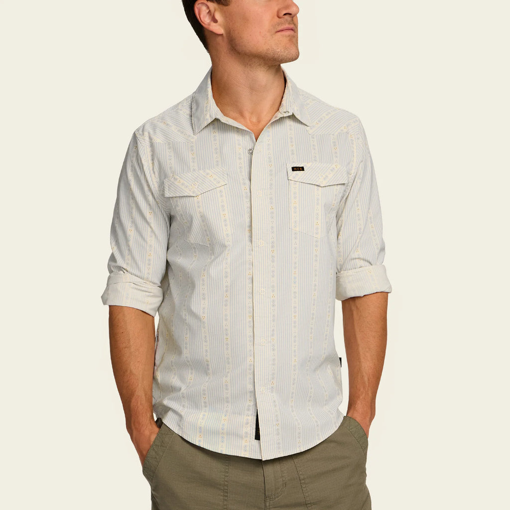 Howler Brothers - H Bar B Tech Longsleeve - Mosquero Stripe