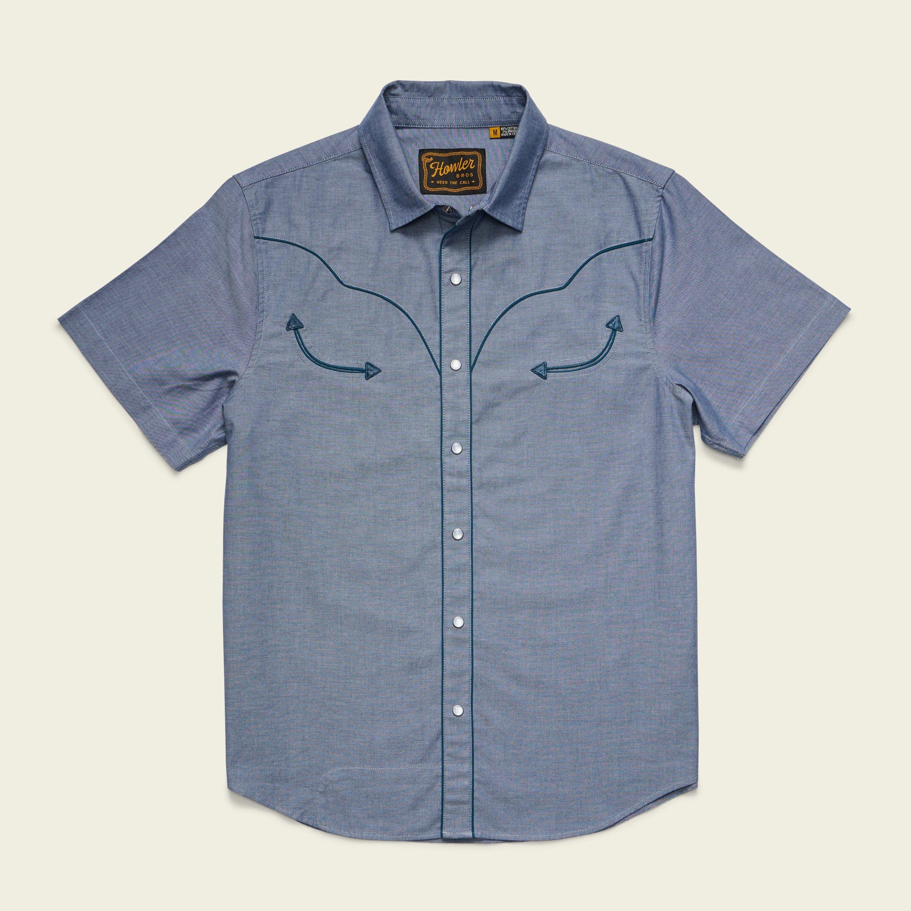 Howler Brothers - Broncbuster Snapshirt - Indigo