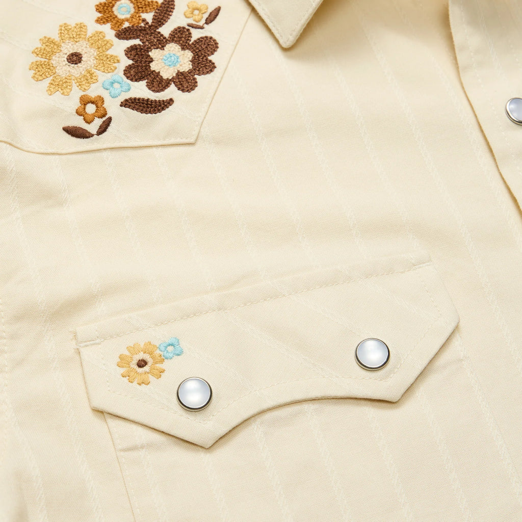 Howler Brothers - Crosscut Deluxe Shortsleeve Shirt - Flower Power