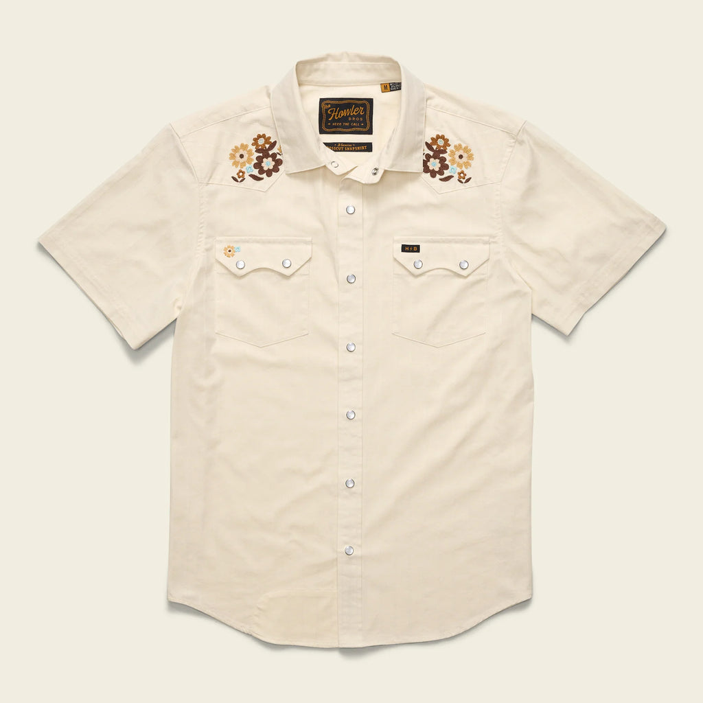 Howler Brothers - Crosscut Deluxe Shortsleeve Shirt - Flower Power