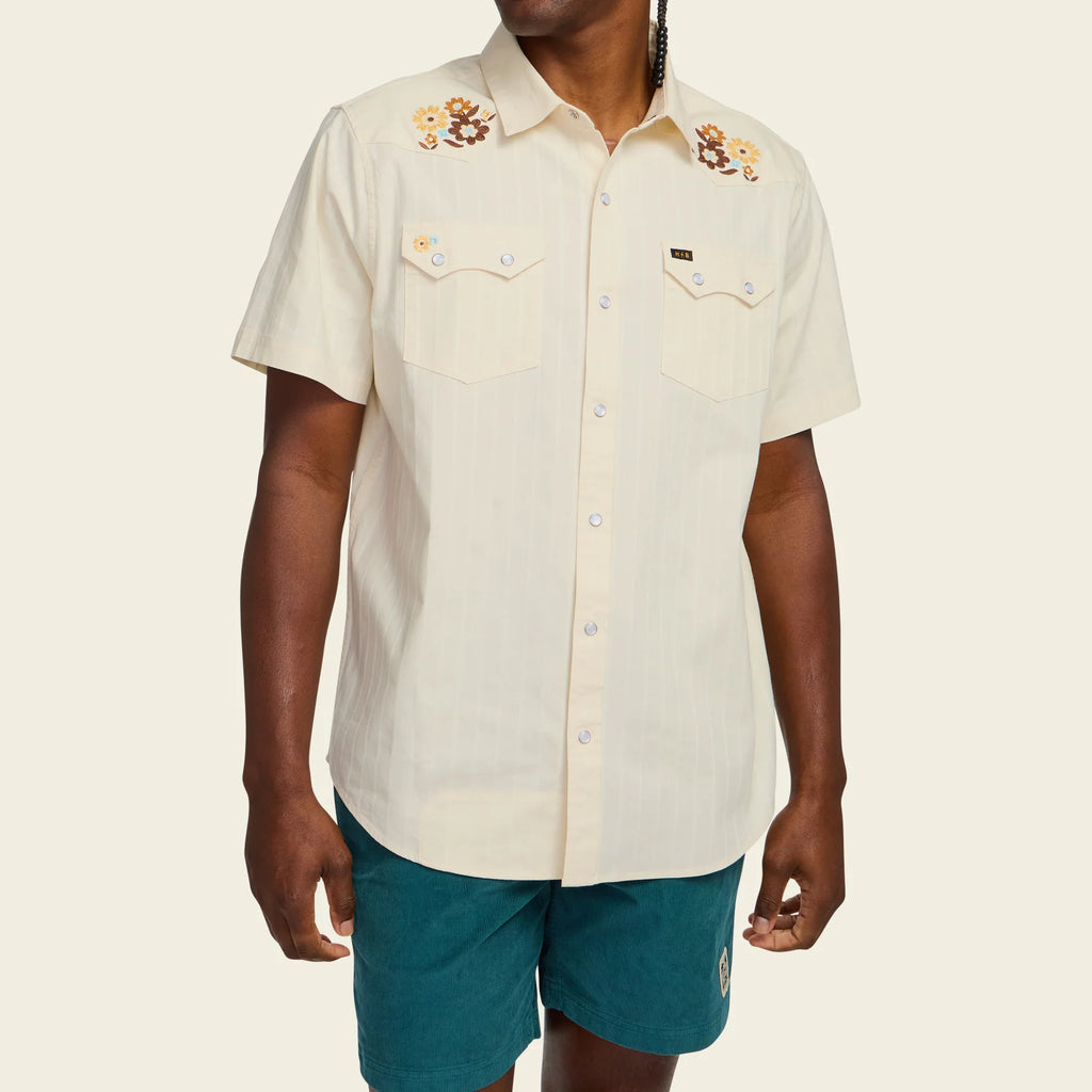 Howler Brothers - Crosscut Deluxe Shortsleeve Shirt - Flower Power