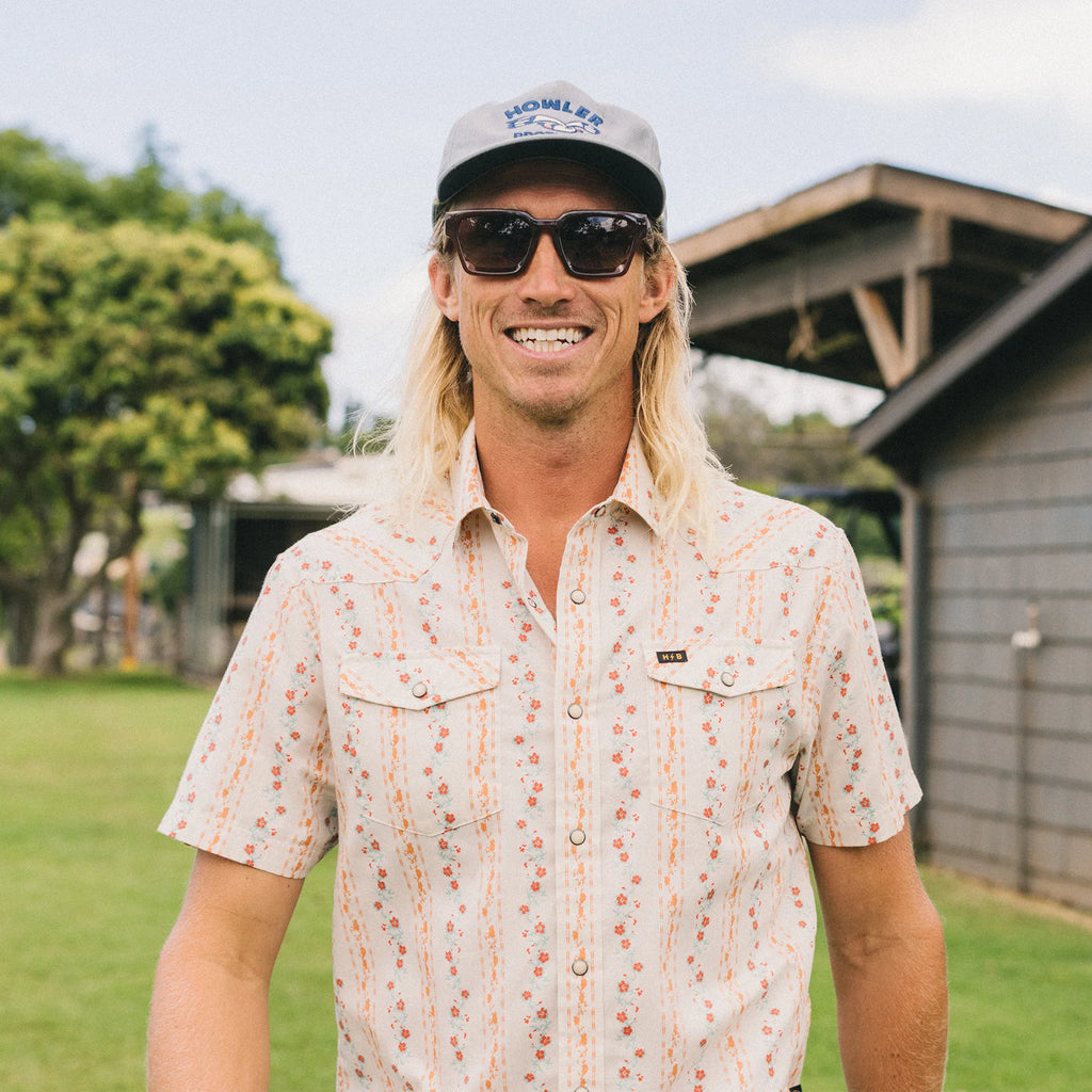 Howler Brothers - H Bar B Snapshirt - Riverbed Oxford