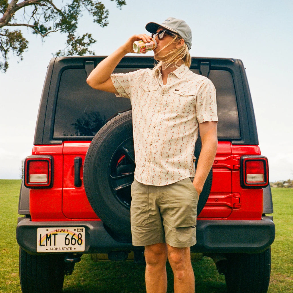 Howler Brothers - H Bar B Snapshirt - Riverbed Oxford