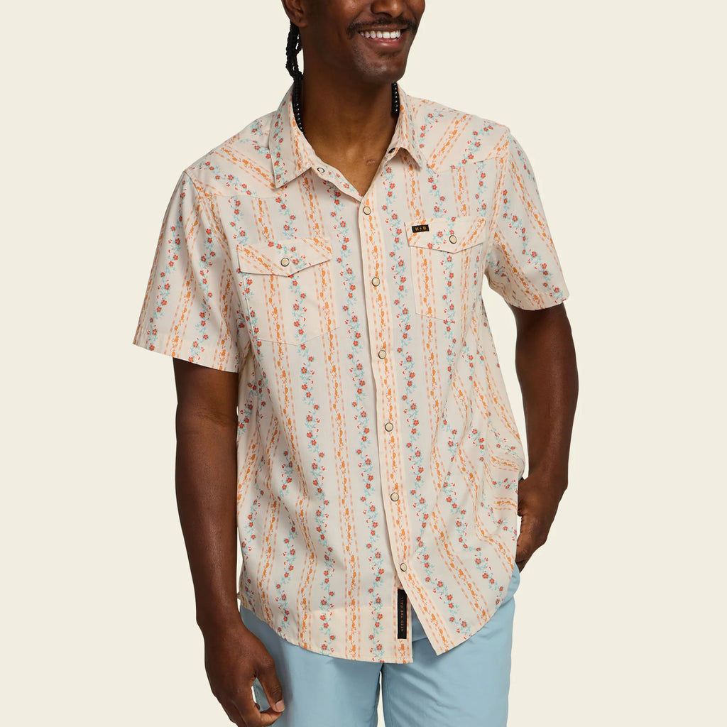 Howler Brothers - H Bar B Snapshirt - Riverbed Oxford