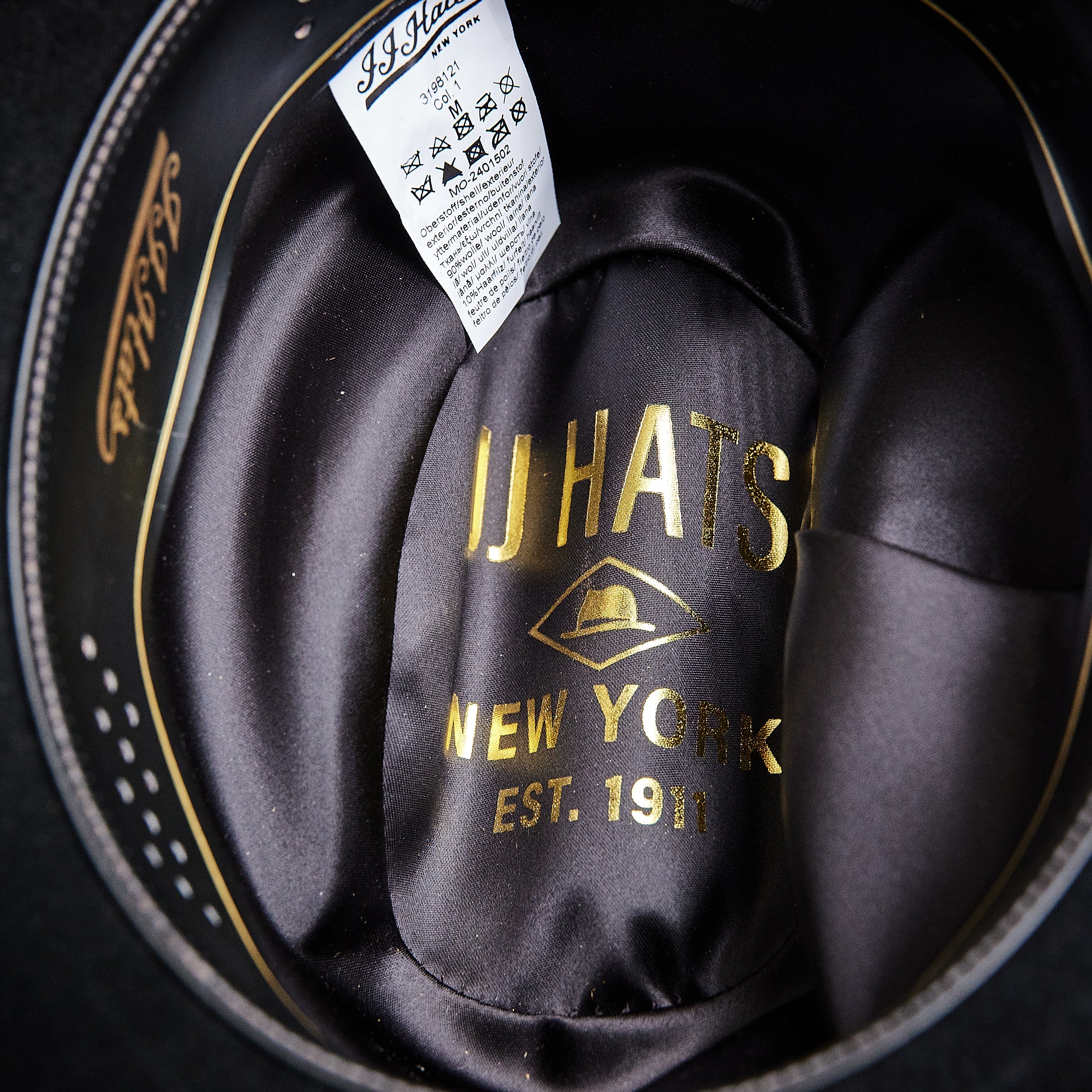 JJ Hats - The Jaxson Western Woolfelt - Black