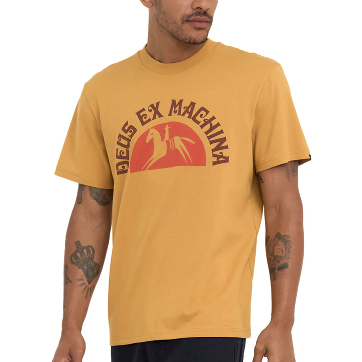 Deus Ex Machina - Bareback Tee - Honnygold yellow.