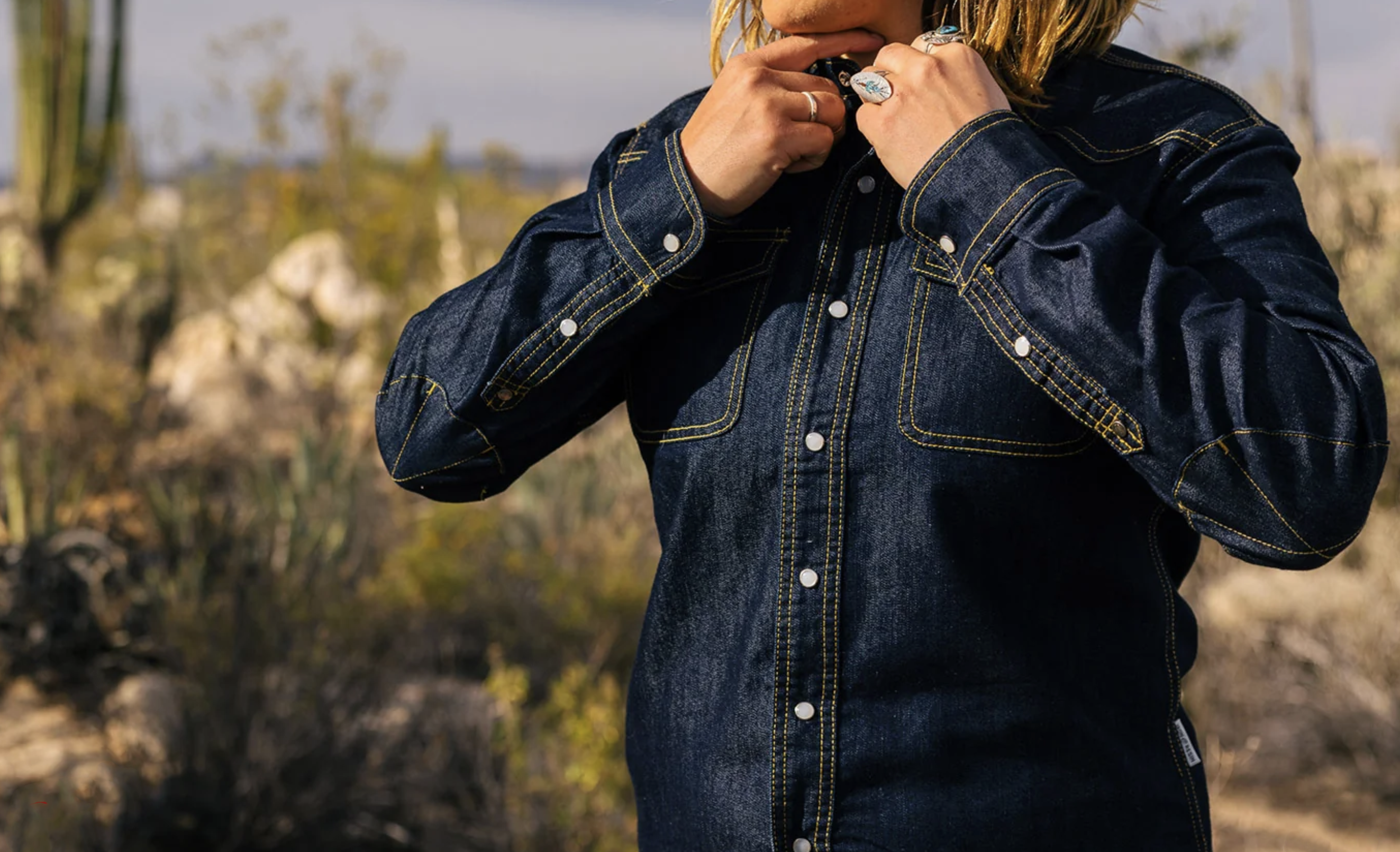 Iron & Resin - Saddleback Shirt - Blue Denim